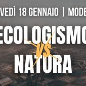 "Ecologismo vs Natura": il 18 gennaio a Modena presentazione del libro di Salvo Ardizzone